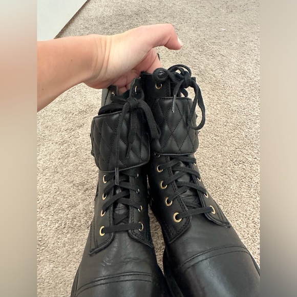 Mango leather biker boots - Picture 9 of 9